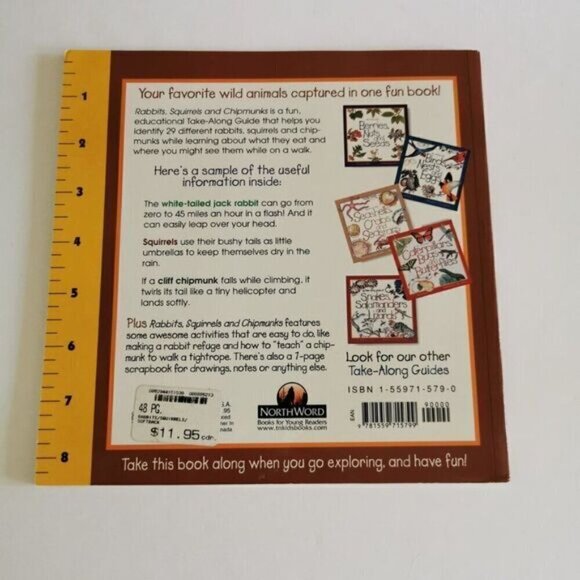 Take Along Guide Rabbits, Squirrels & Chipmunks Book, Fun with Nature Kids book - Picture 3 of 9
